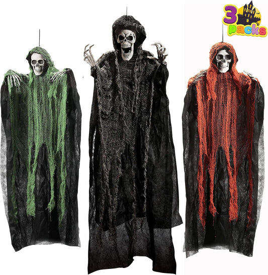 JOYIN Halloween Hanging Grim Reapers for Spooky Decor Fun