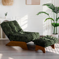 MAXYOYO Accent Chair with Ottoman for Cozy Living Room Relaxation