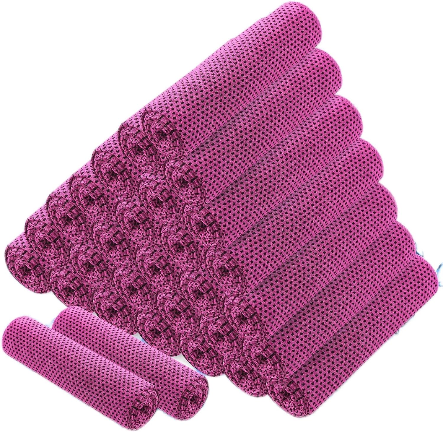 Hosuly 30 Pack Cooling Towels - Stay Refreshed On-The-Go!