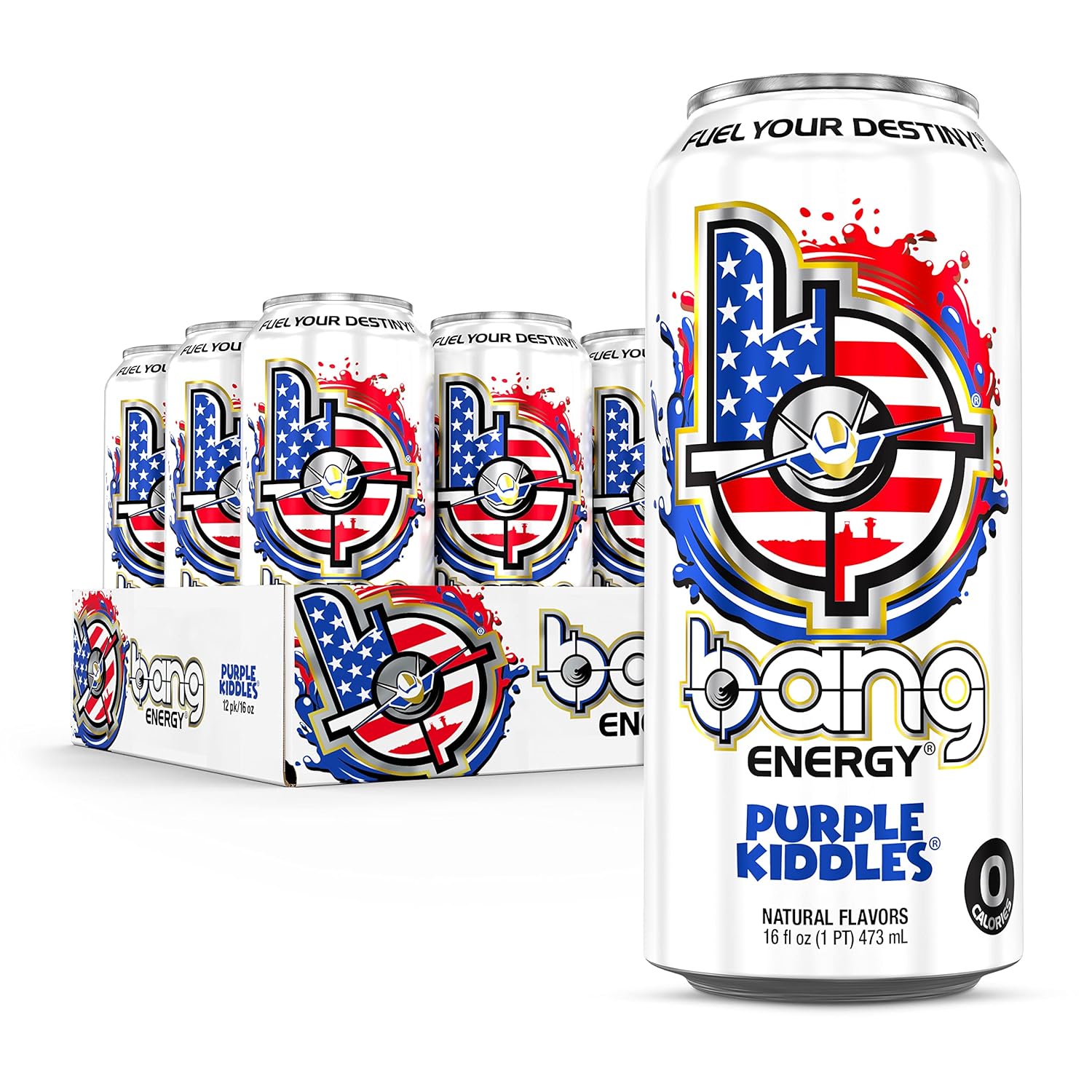 Bang Energy Purple Kiddles Sugar-Free Energy Drink Pack of 12