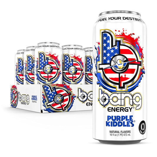 Bang Energy Purple Kiddles Sugar-Free Energy Drink Pack of 12