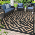 6ftx9ft Outdoor Rug for Patio - Reversible Waterproof Camping Mat