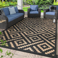 GENIMO 5x8 Outdoor Rug Waterproof Reversible Mat - Durable Patio Rug