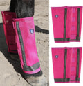 Loose-Fitting Horse Fly Boots with Reflective Strips - Set of 4