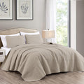 Austin 3-Piece Oversized Bedspread Coverlet Set (Queen) - Lightweight