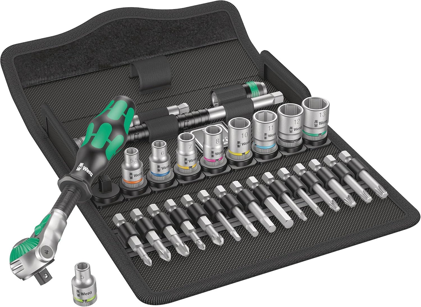 Wera 8100 SA 6 Zyklop Metric Speed Ratchet Set - 28 Piece