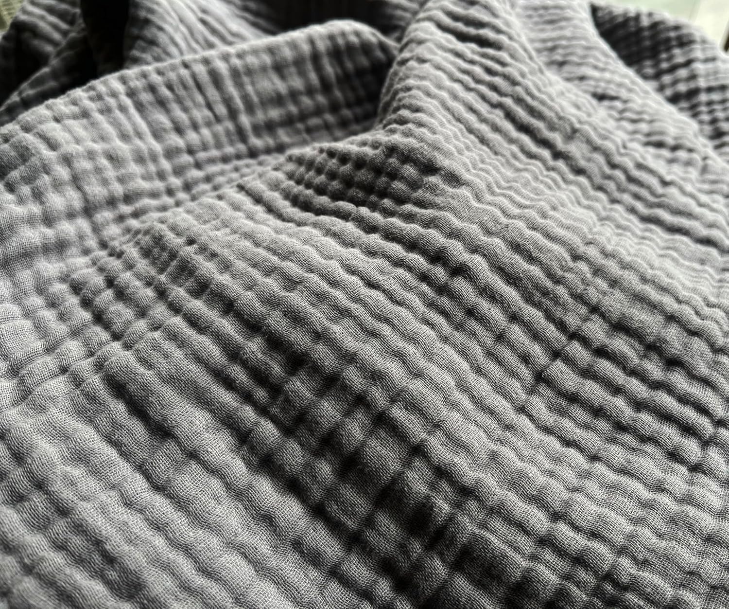 KyraHome 100% Organic Muslin Blanket 50x60 for All Seasons