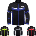 HWK Mesh Motorcycle Jacket for Men - Breathable CE Armored Fit