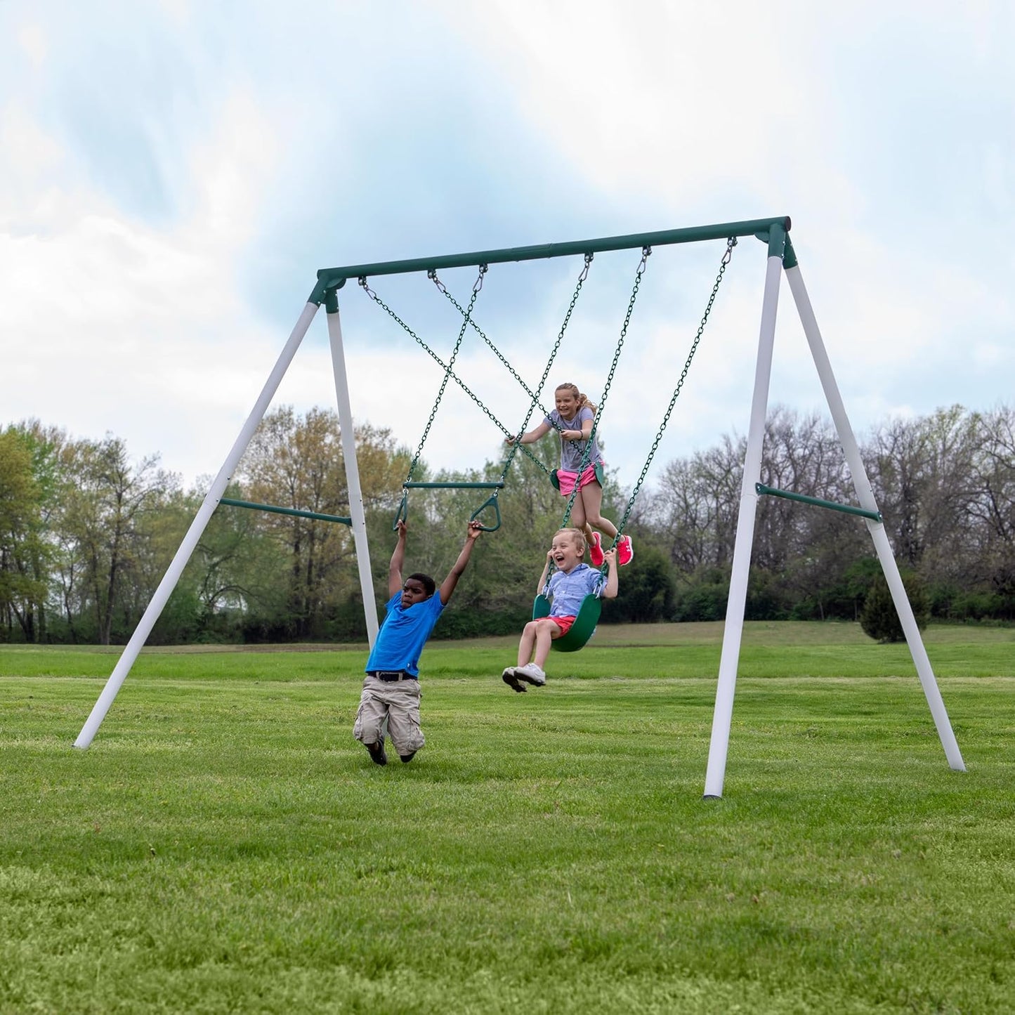Backyard Discovery Big Brutus Galvanized Steel Swing Set Kit Review