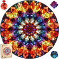 Wooden Jigsaw Puzzles - Crystal Mandala 500 Pcs for All Ages