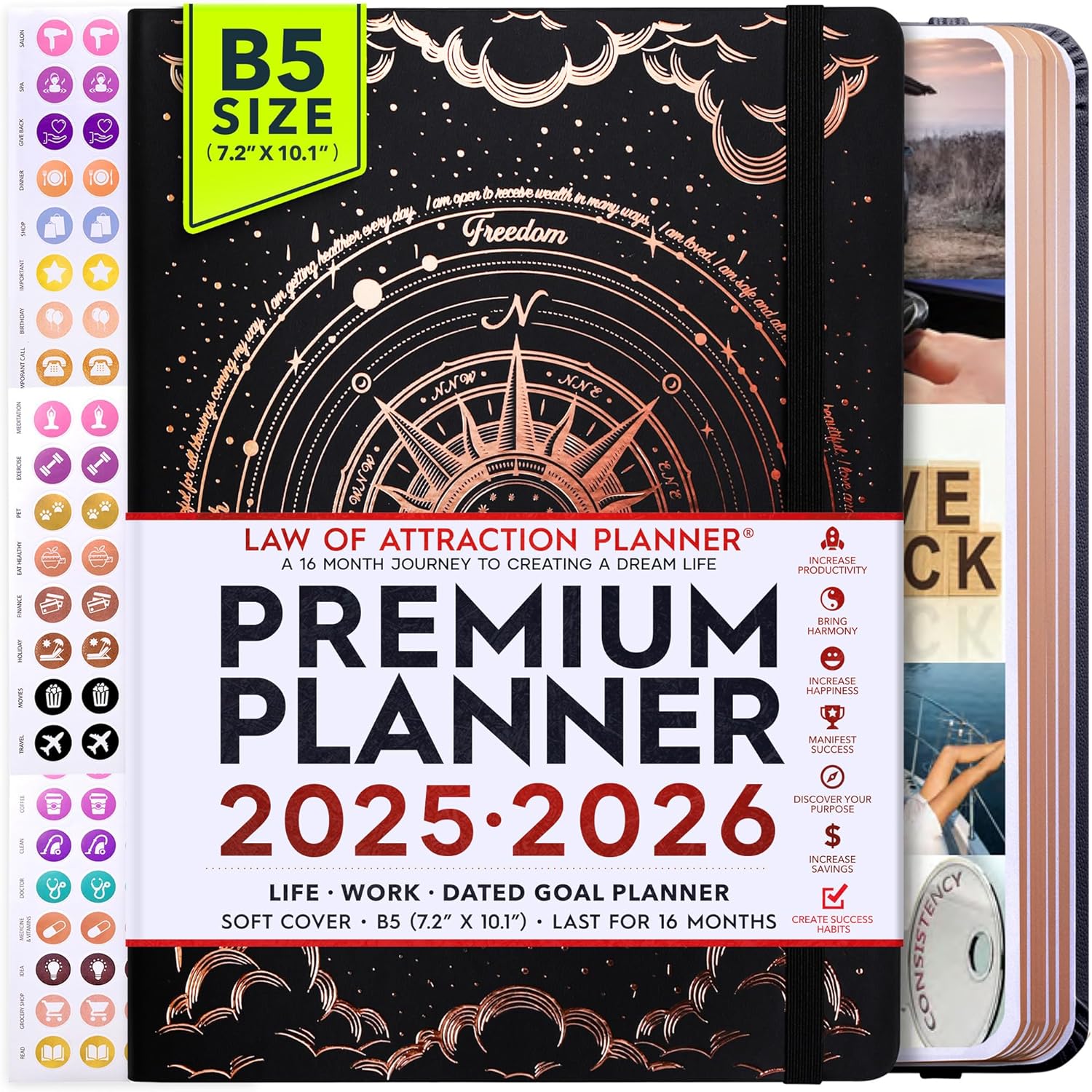 2025-2026 Life Planner to Boost Focus & Achieve Goals
