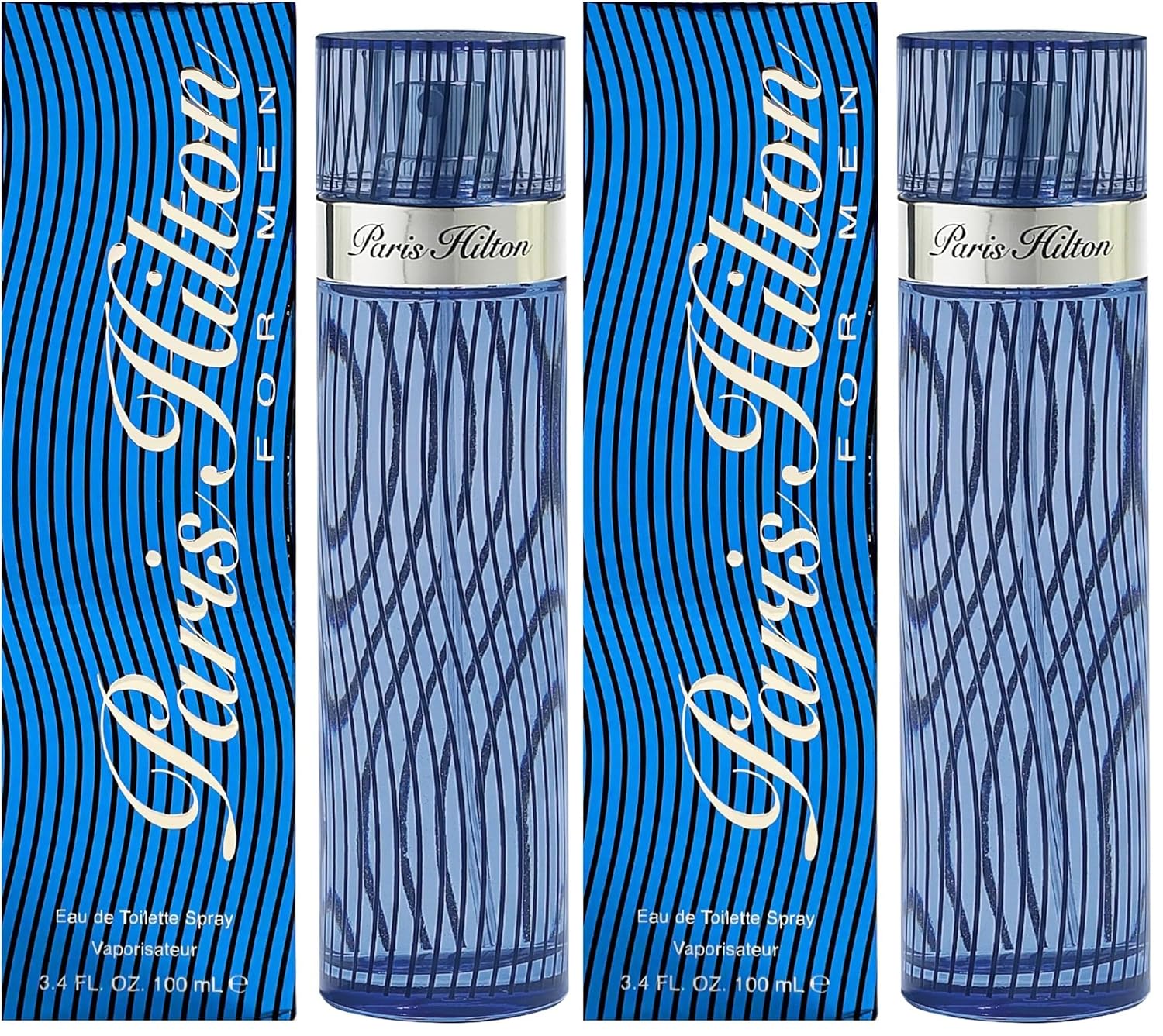 Paris Hilton Man Eau De Toilette Spray for Men - 3.4 Fl Oz Pack