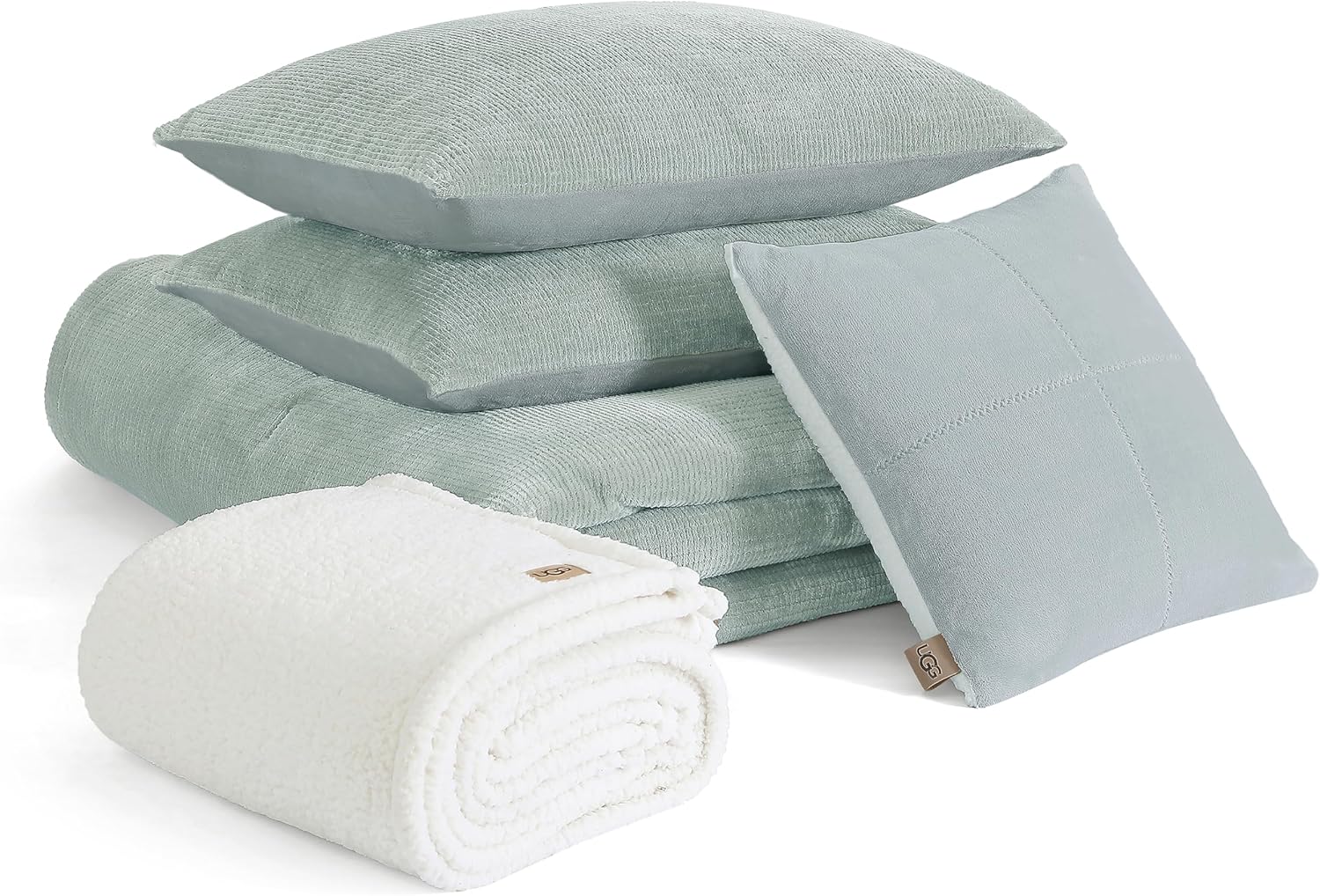 UGG Remina Comforter Set 5 Piece Luxury Bedding for King Beds
