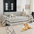 Non Slip Couch Cover for 3 Cushion Sofa 91ftx134ft - Durable Pet