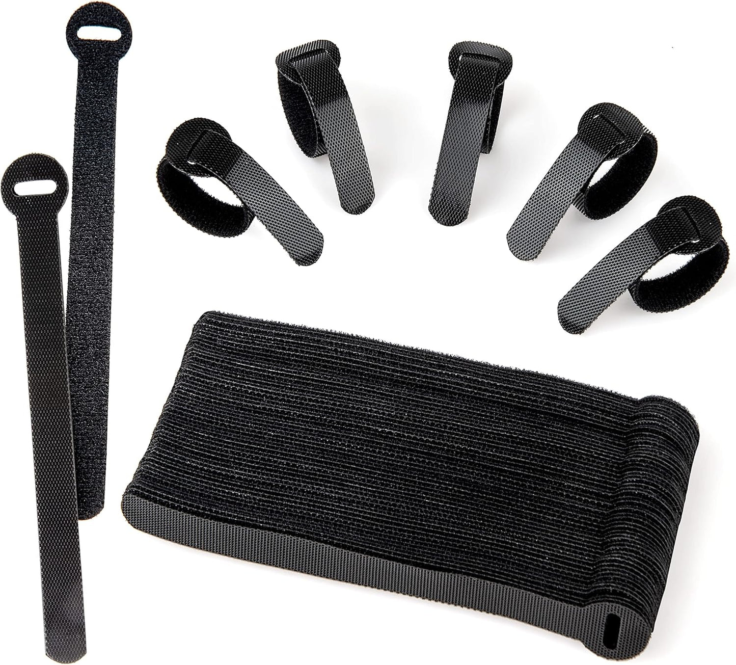 ARMIZ 60x Reusable Cable Ties for Tidy Cords