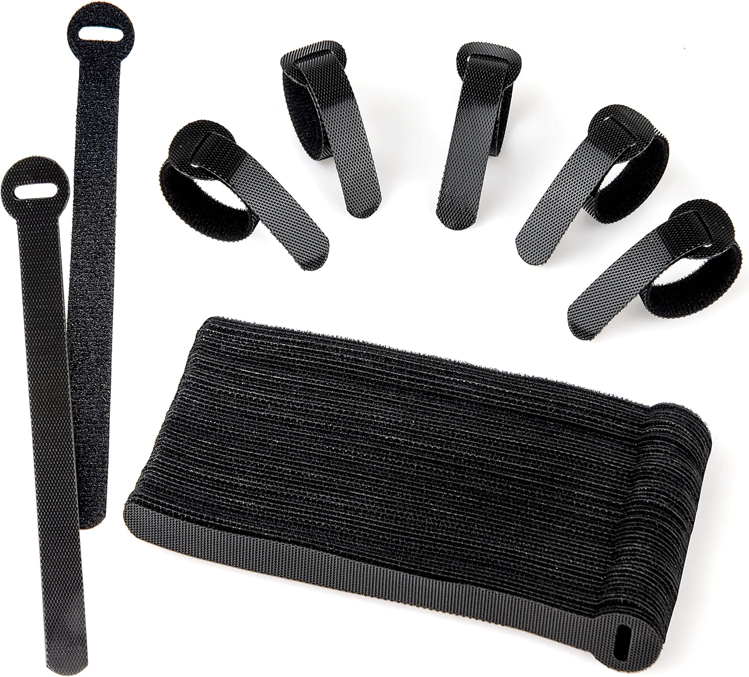 ARMIZ 60x Reusable Cable Ties for Tidy Cords