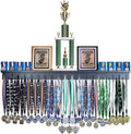 4ft Medal Awards Rack Premier Medal Hanger Display Rack and Trophy