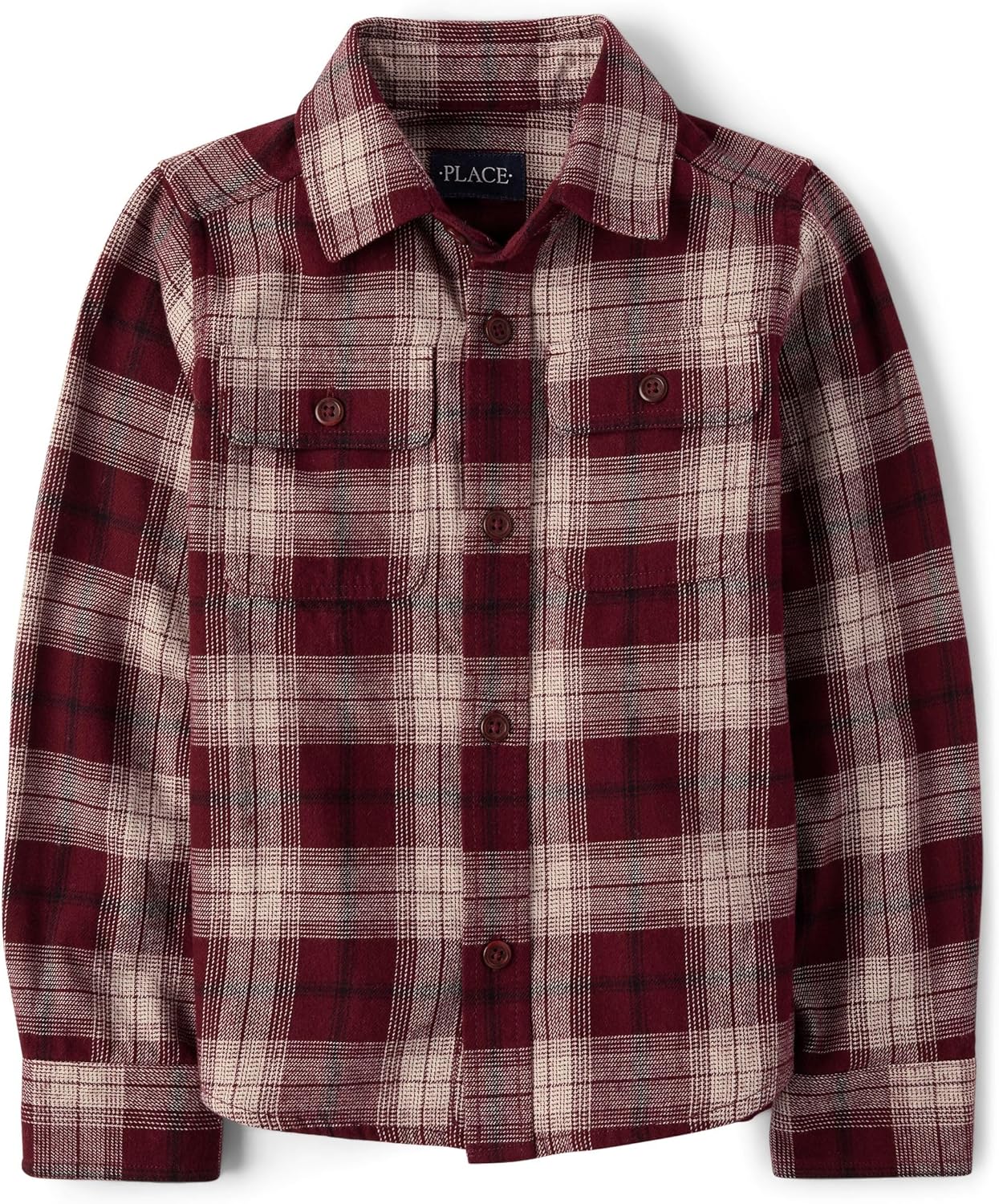 Boys Long Sleeve Flannel Button Down Shirt for Cozy Comfort