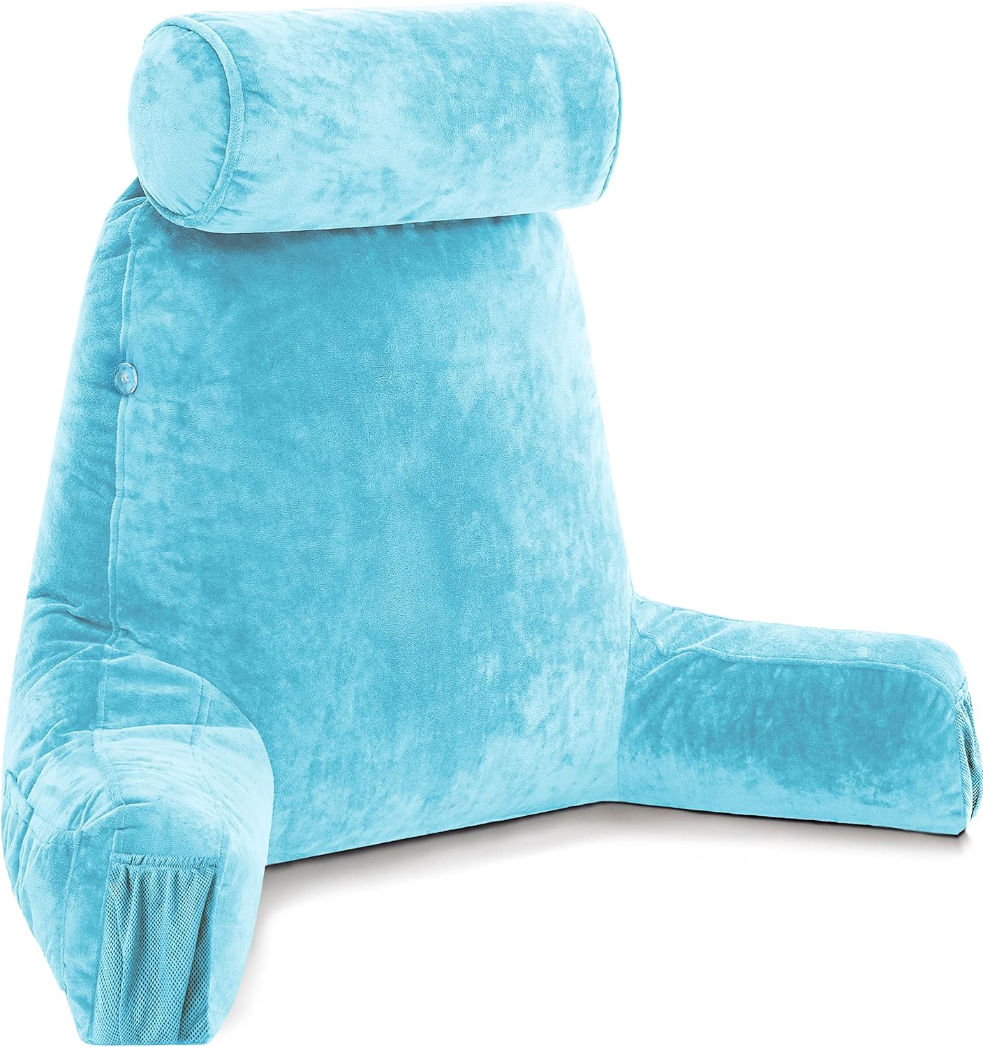 Husband Pillow Medium Carolina Blue - Cozy Backrest for Kids