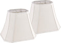 Spider Square Lamp Shades Cut Corner 8x14x11 in Beige - Classic Bell