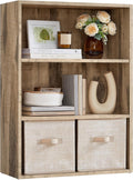Bookshelf 3-Tier Bookcase - Space-Saving Open Storage Shelf