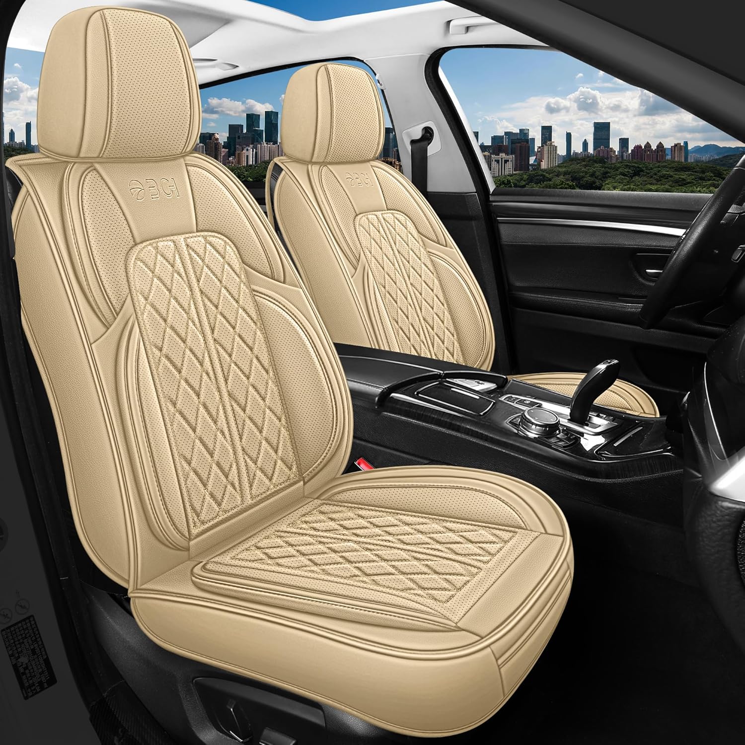 Leather Automotive Seat Covers for Cars, SUVs, and Sedans