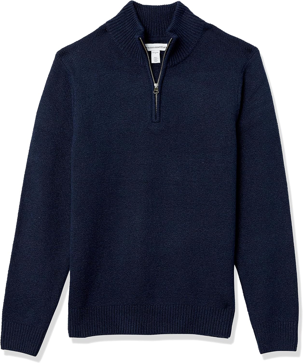 Men's Long-Sleeve Soft Touch Quarter-Zip Sweater for Comfort