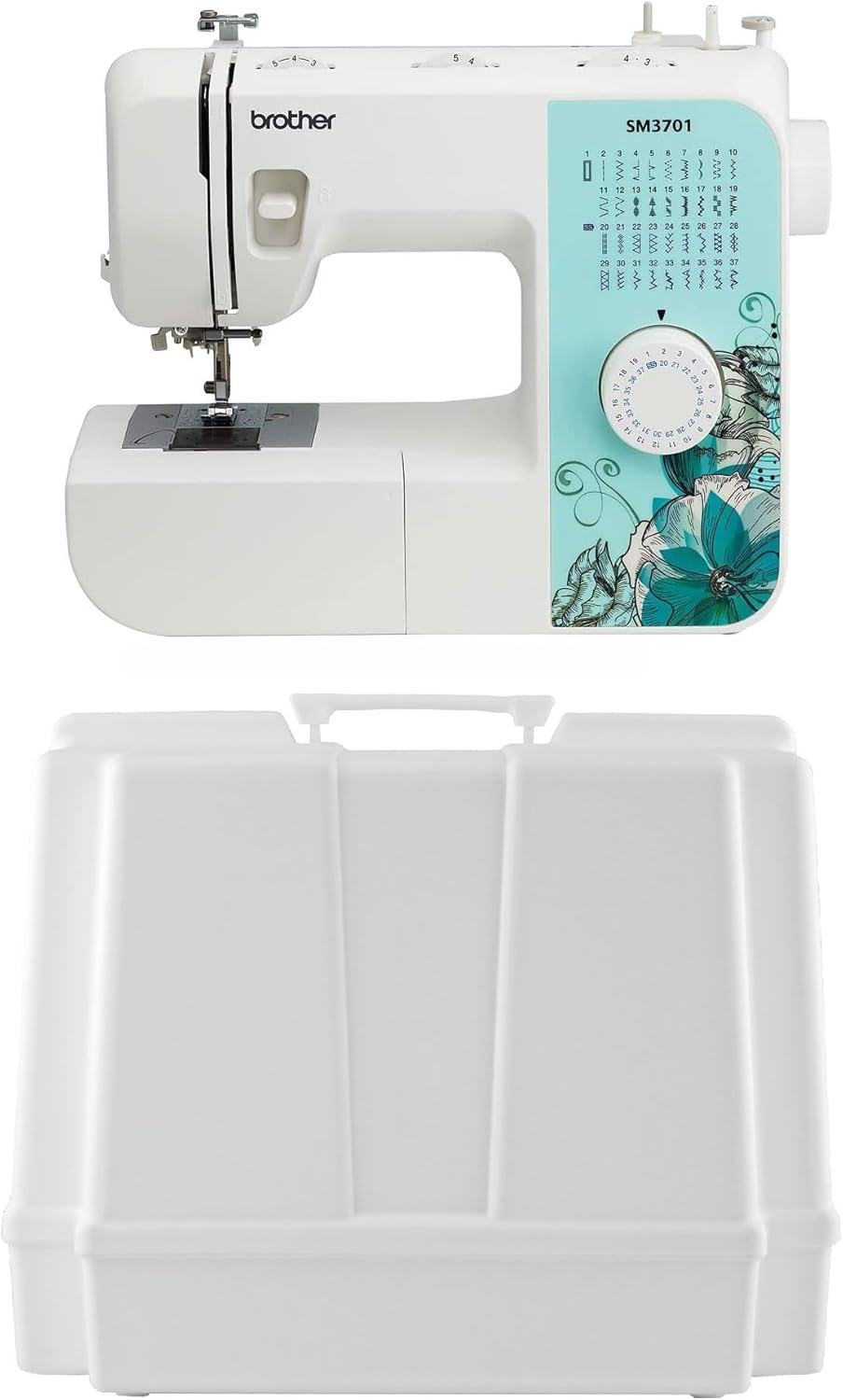 Brother SM3701 37-Stitch Free Arm Sewing Machine with Hardcase - Portable Perfection