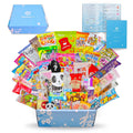 Sakura Box Japanese Candy & Snacks Dagashi Set 50 Pieces - Great Gift