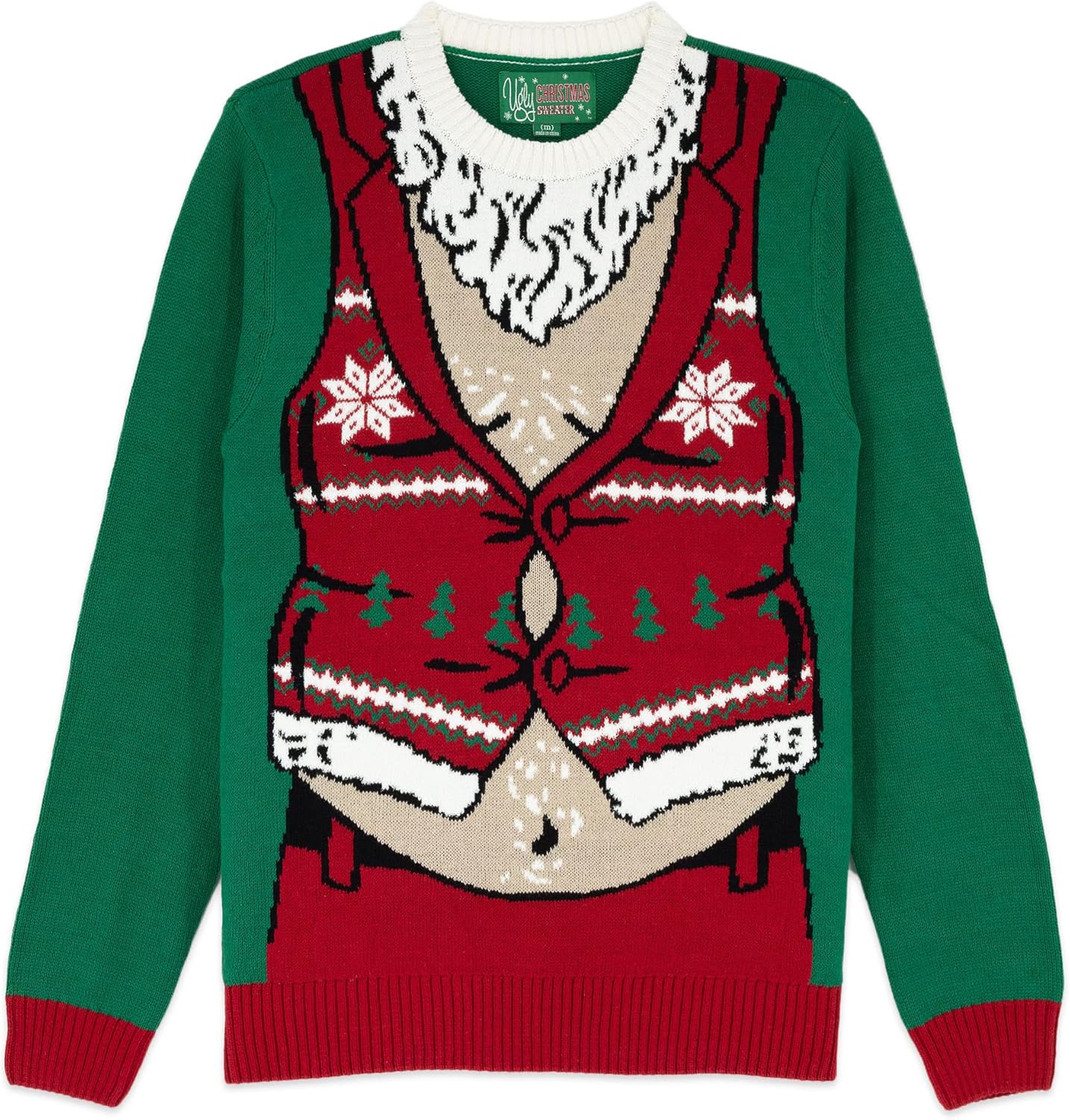Ugly Christmas Sweater for Holiday Fun with Snug Fit Design