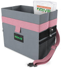 Drive Auto Car Trash Can - Leakproof Hanging Garbage Bin for Cars