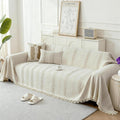 Couch Cover for Dogs Boho Chenille Sofa Slipcover for 3 Cushion Couch