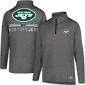 Ultra Game Men's NFL Official Super Soft Quarter Zip Long Sleeve gear