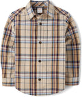 Gymboree Boys' and Toddler Long Sleeve Plaid Button Up Shirt - Classic