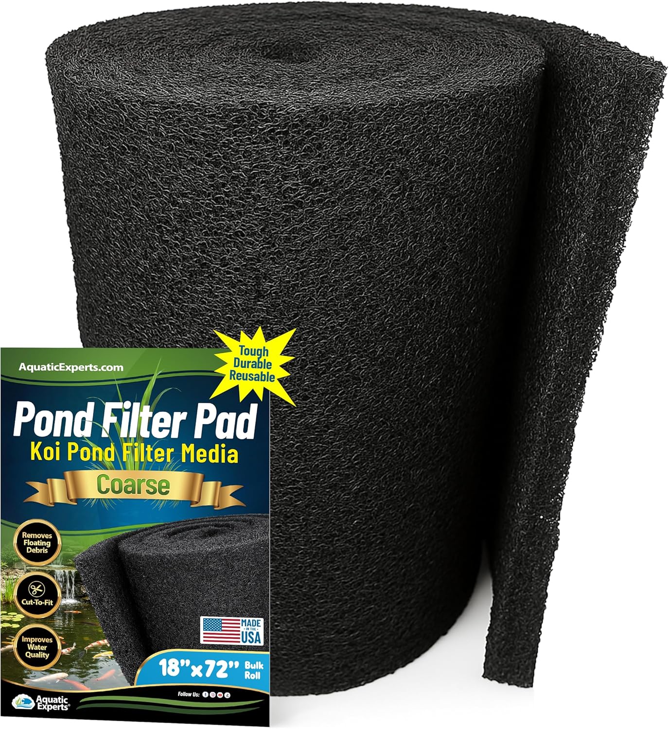 Coarse Koi Pond Filter Pad Roll for Crystal Clear Water