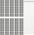 100 Pieces Lint Traps for Washing Machine Hose - Bulk Rust-Proof Set