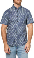 Eddie Bauer Mens Printed Baja Shirt - Lightweight Cotton (Style FF3T)
