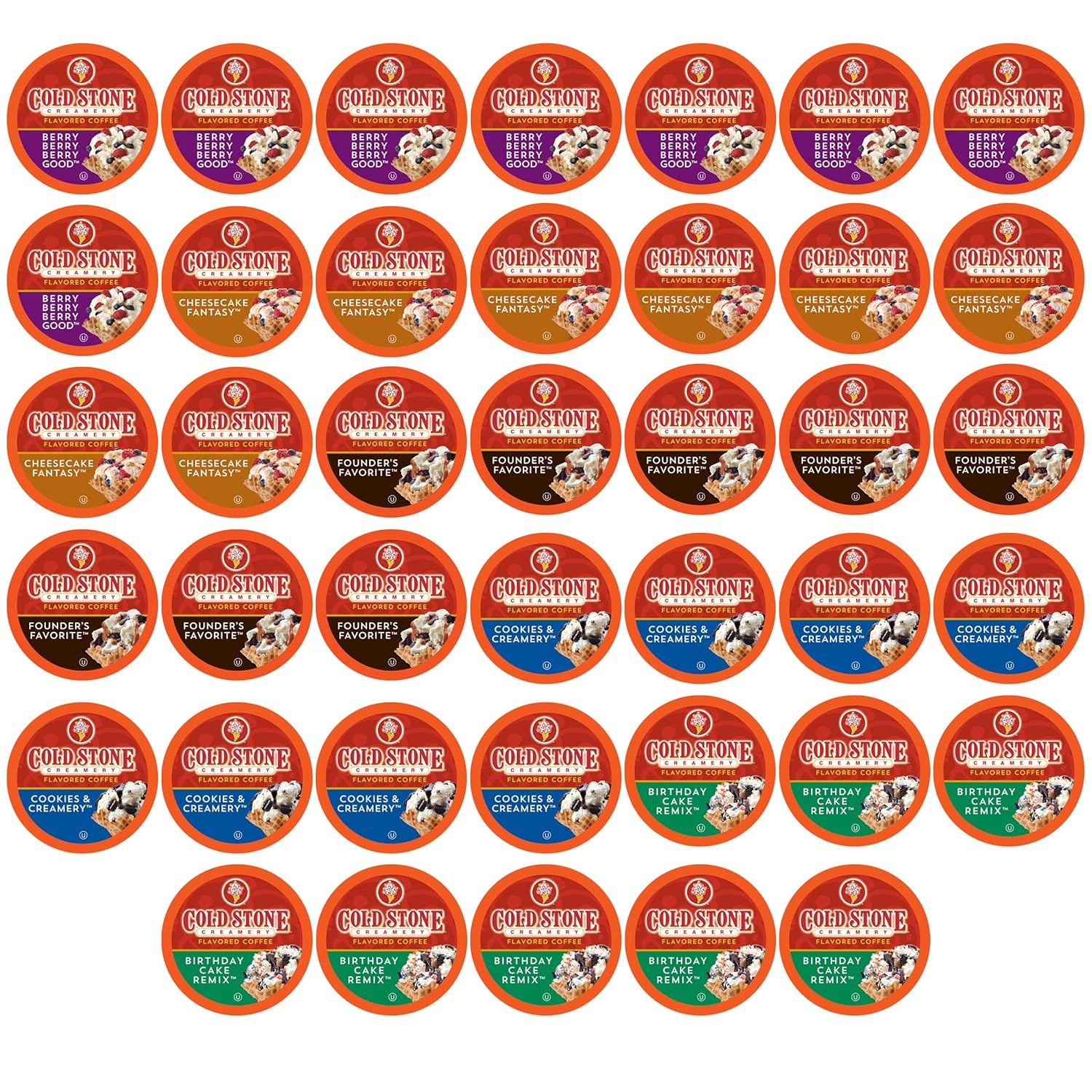 Cold Stone Creamery Ice Cream Coffee Pods - 40 Count