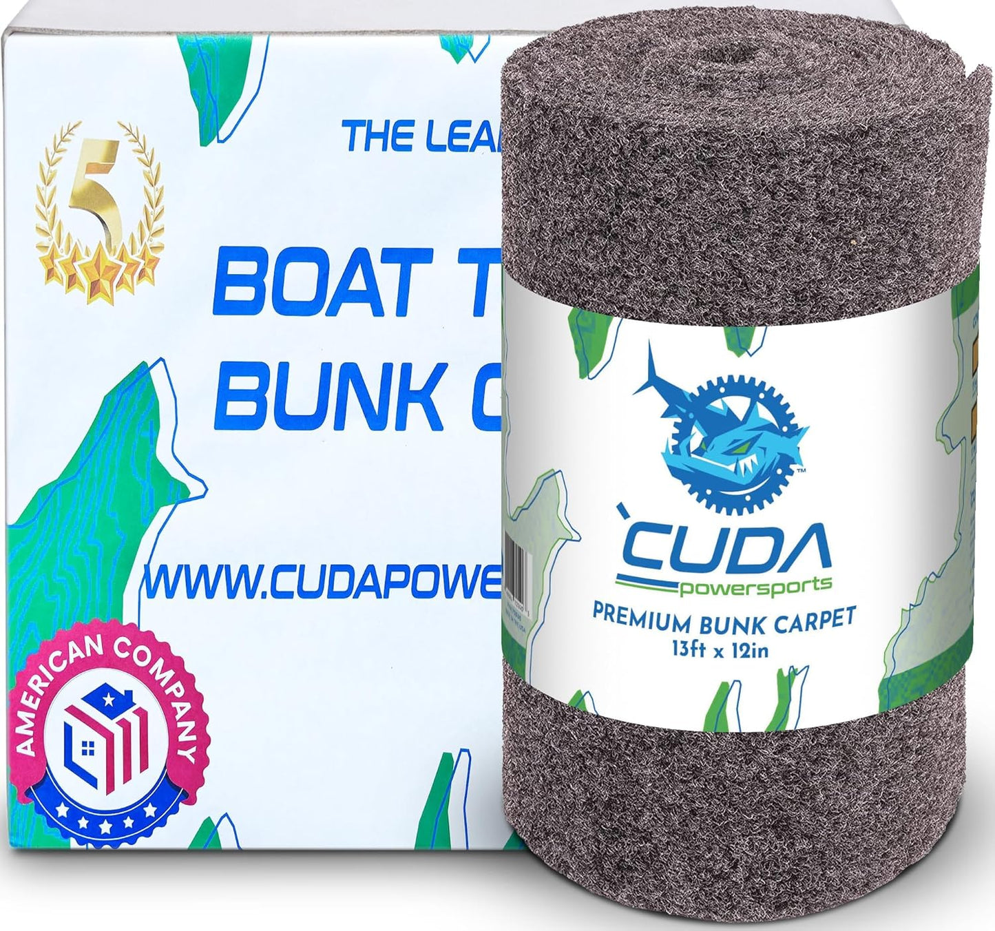 Cuda Boat Trailer Bunk Carpet 12in Wide x 13ft Premium Quality