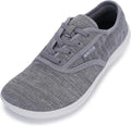 WHITIN Men's Wide Canvas Barefoot Sneakers for Natural Movement
