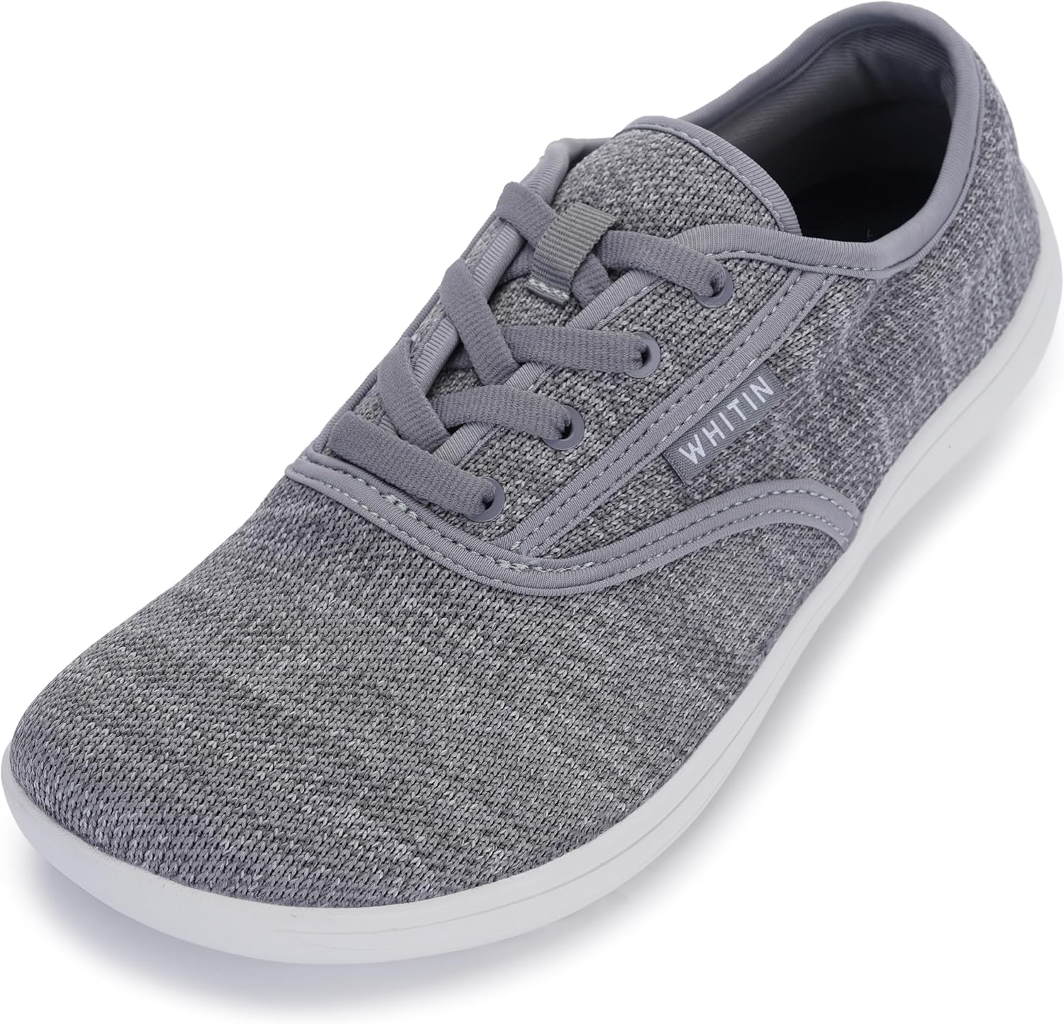 WHITIN Men's Wide Canvas Barefoot Sneakers for Natural Movement