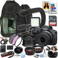 Canon EOS R100 Mirrorless Camera Content Creator Bundle - Renewed