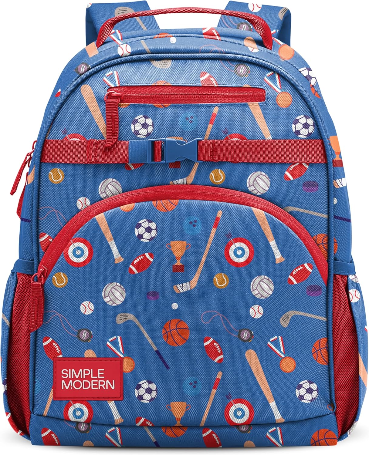 Simple Modern Medium Toddler Backpack for School Kids Sports Balls