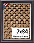 Coffee Brown 7x34 Picture Frame.75 in Wide - Dark Brown Wall Decor