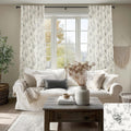 Farmhouse Curtains for Living Room with Vintage Floral Elegance