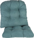 Klear Vu Gripper Overstuffed Dining Chair Cushions - Comfortable Fit