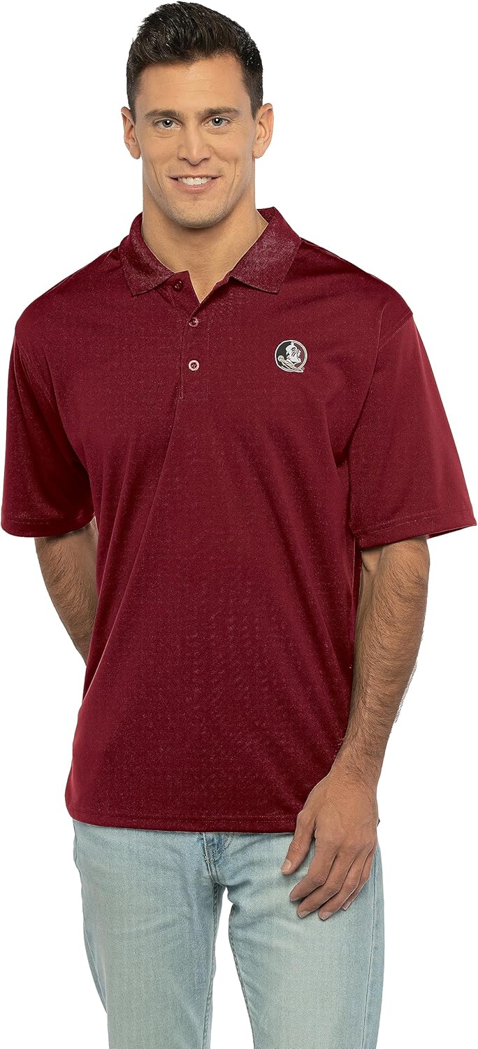 Men's Collegiate Premium Moisture Wicking Team Color Polo