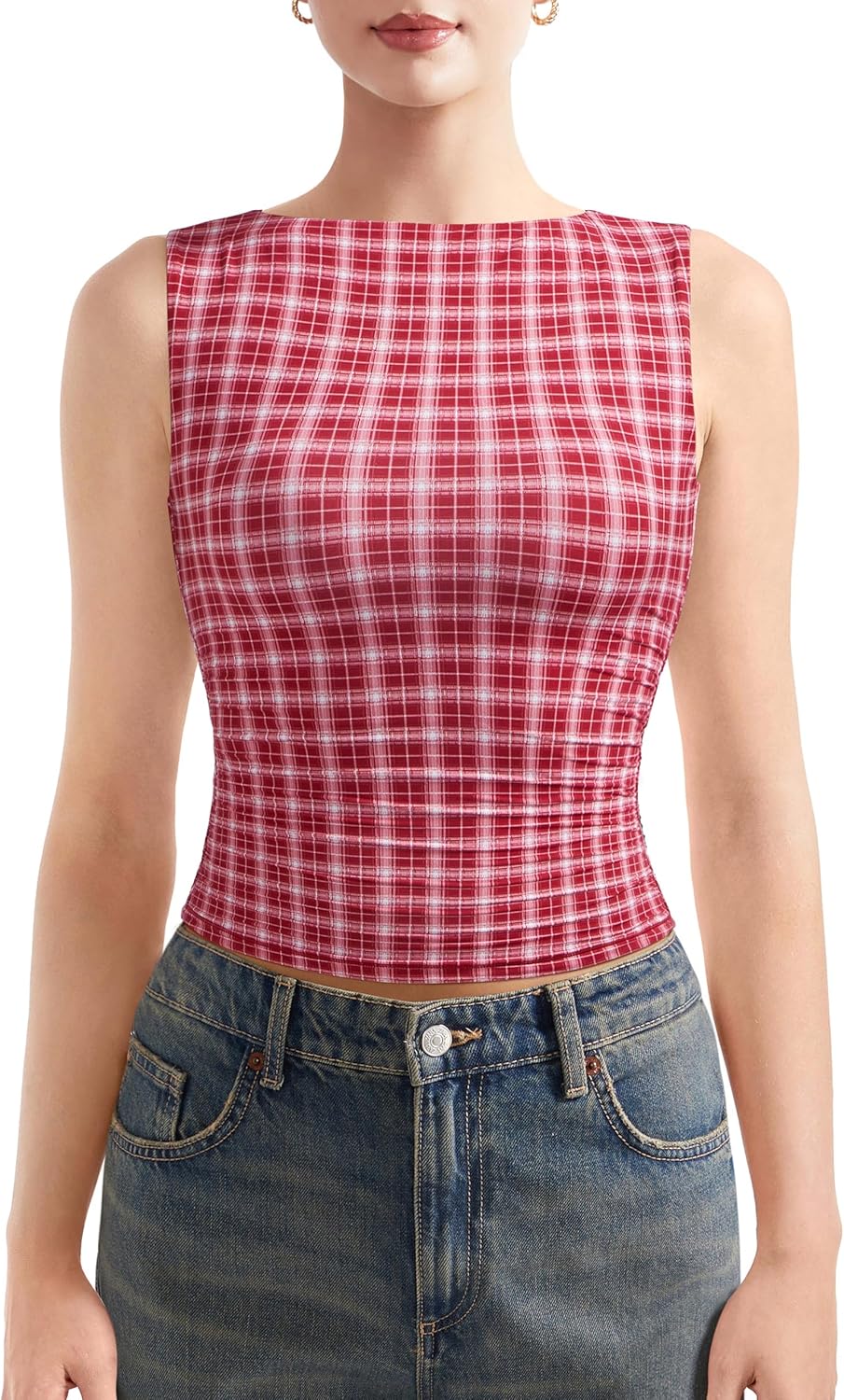 SUUKSESS Women Double Lined Tank Tops for Summer Outings