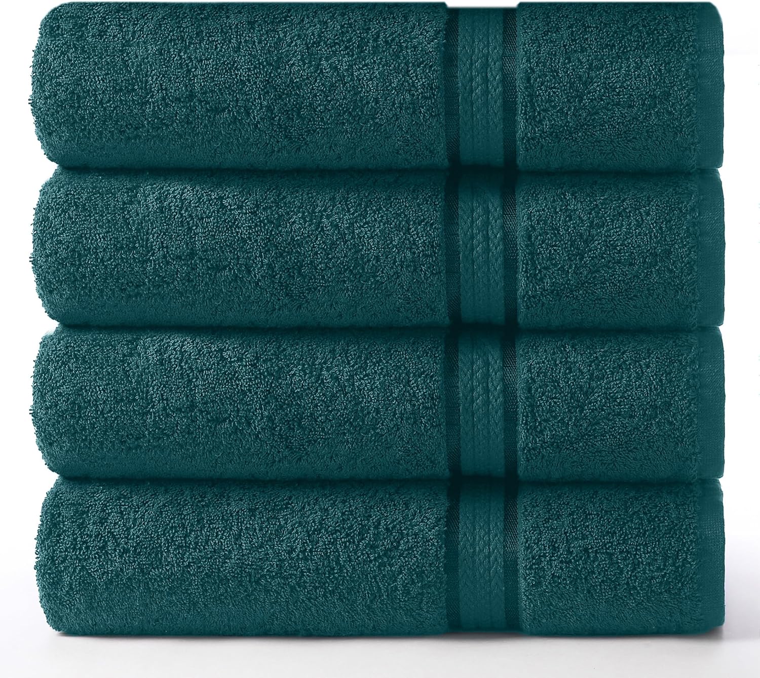 Ultra Soft Extra Large Bath Towels Set - 100% Ringspun Cotton