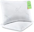 Zen Bamboo Cooling Pillows King Size Set of 2 - Plush Support